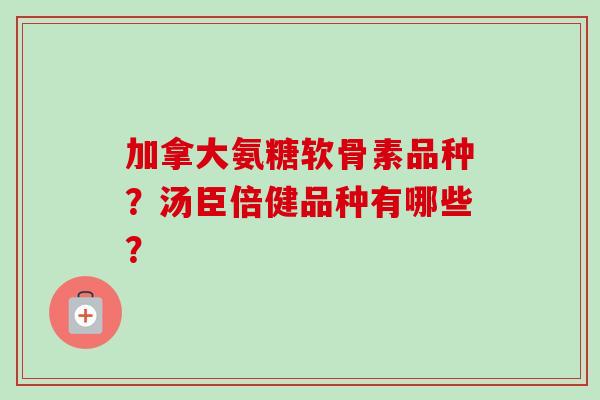 加拿大氨糖软骨素品种?汤臣倍健品种有哪些? 加拿大氨糖软骨素品种?汤臣倍健品种有哪些?