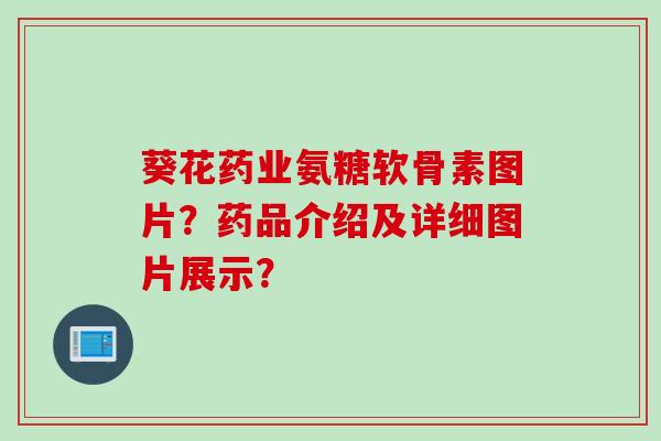 葵花药业氨糖软骨素图片？药品介绍及详细图片展示？