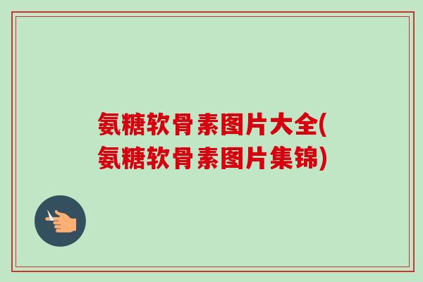 氨糖软骨素图片大全(氨糖软骨素图片集锦)