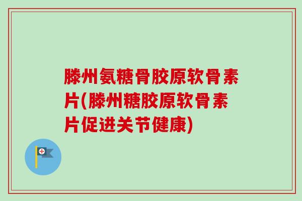 滕州氨糖骨胶原软骨素片(滕州糖胶原软骨素片促进关节健康)