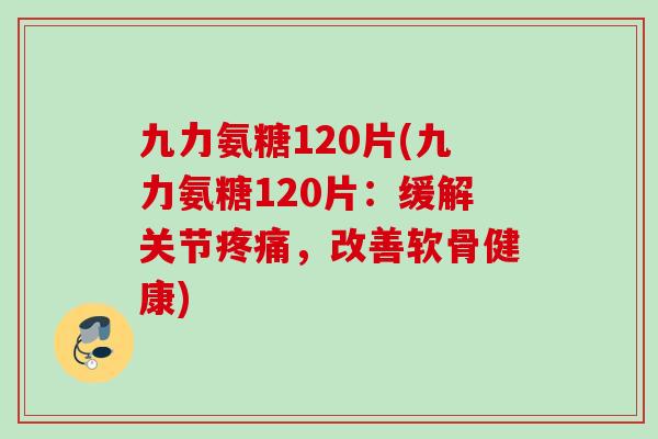九力氨糖120片(九力氨糖120片：缓解关节疼痛，改善软骨健康)