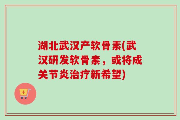 湖北武汉产软骨素(武汉研发软骨素，或将成关节炎治疗新希望)