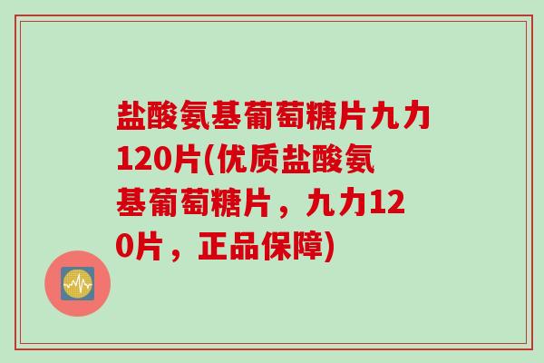盐酸氨基葡萄糖片九力120片(优质盐酸氨基葡萄糖片，九力120片，正品保障)