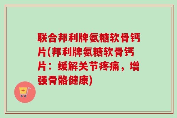联合邦利牌氨糖软骨钙片(邦利牌氨糖软骨钙片：缓解关节疼痛，增强骨骼健康)