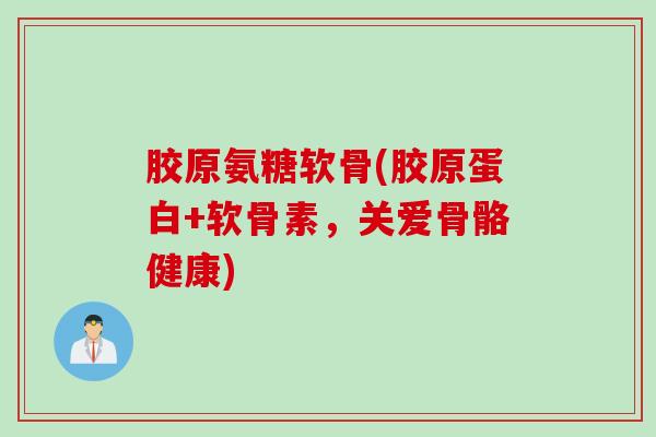 胶原氨糖软骨(胶原蛋白+软骨素，关爱骨骼健康)