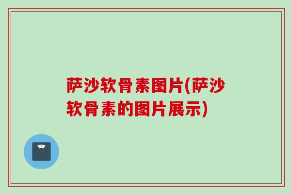 萨沙软骨素图片(萨沙软骨素的图片展示) 萨沙软骨素图片(萨沙软骨素的图片展示)