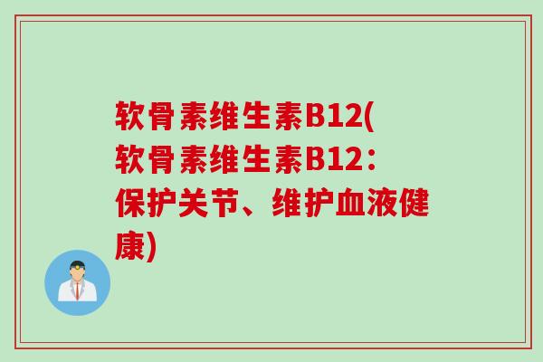 软骨素维生素B12(软骨素维生素B12：保护关节、维护血液健康)