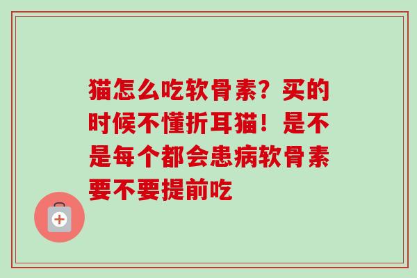 猫怎么吃软骨素？买的时候不懂折耳猫！是不是每个都会患病软骨素要不要提前吃