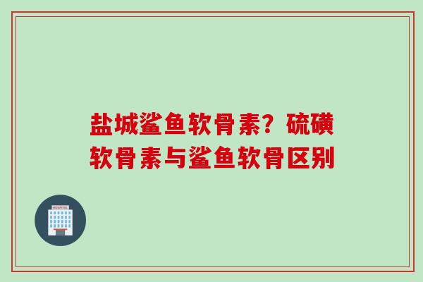 盐城鲨鱼软骨素？硫磺软骨素与鲨鱼软骨区别