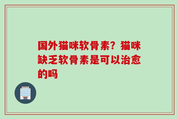 国外猫咪软骨素？猫咪缺乏软骨素是可以治愈的吗