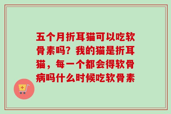 五个月折耳猫可以吃软骨素吗？我的猫是折耳猫，每一个都会得软骨病吗什么时候吃软骨素