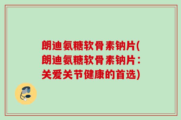 朗迪氨糖软骨素钠片(朗迪氨糖软骨素钠片：关爱关节健康的首选)
