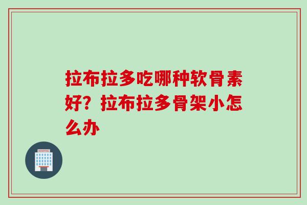 拉布拉多吃哪种软骨素好？拉布拉多骨架小怎么办