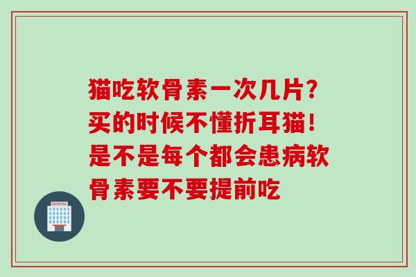 猫吃软骨素一次几片？买的时候不懂折耳猫！是不是每个都会患病软骨素要不要提前吃