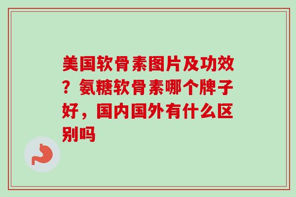 美国软骨素图片及功效？氨糖软骨素哪个牌子好，国内国外有什么区别吗