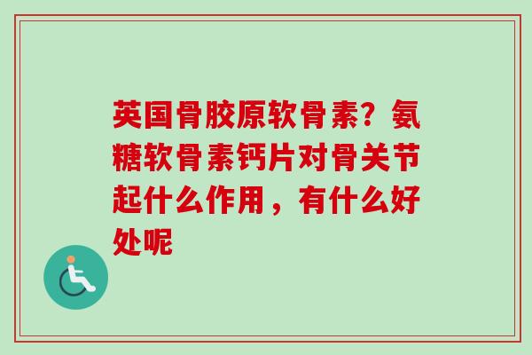 英国骨胶原软骨素？氨糖软骨素钙片对骨关节起什么作用，有什么好处呢