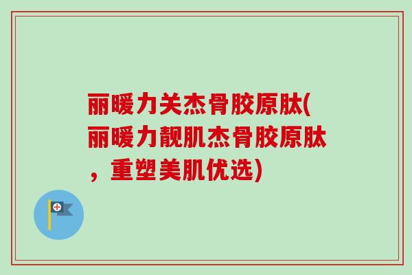 丽暖力关杰骨胶原肽(丽暖力靓肌杰骨胶原肽，重塑美肌优选)