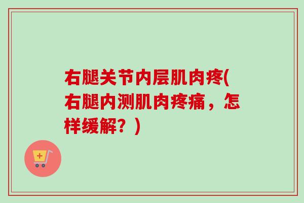 右腿关节内层肌肉疼(右腿内测肌肉疼痛，怎样缓解？)