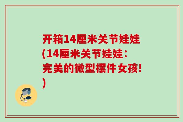 开箱14厘米关节娃娃(14厘米关节娃娃：完美的微型摆件女孩!)