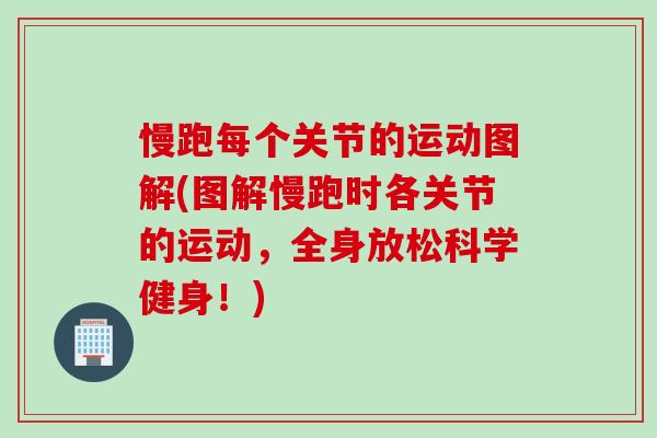 慢跑每个关节的运动图解(图解慢跑时各关节的运动,全身放松科学健身!) 慢跑每个关节的运动图解(图解慢跑时各关节的运动,全身放松科学健身!)