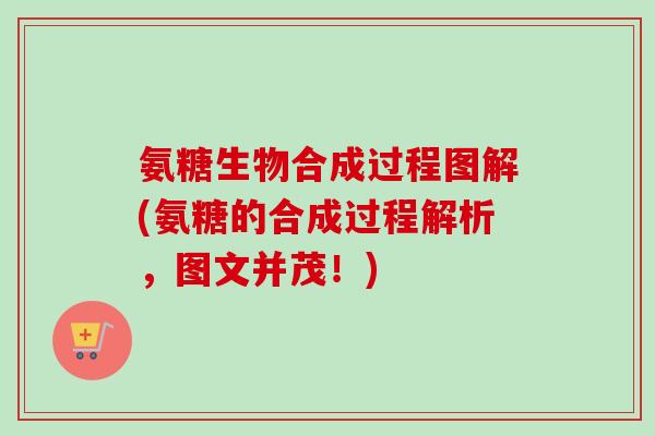 氨糖生物合成过程图解(氨糖的合成过程解析，图文并茂！)