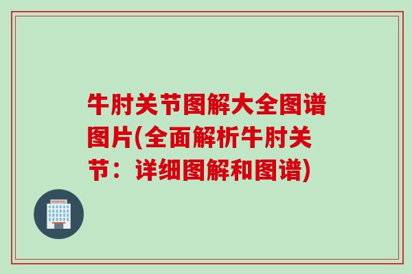 牛肘关节图解大全图谱图片(全面解析牛肘关节：详细图解和图谱)