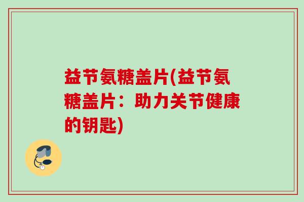 益节氨糖盖片(益节氨糖盖片：助力关节健康的钥匙)