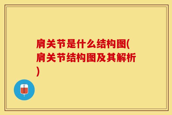 肩关节是什么结构图(肩关节结构图及其解析)