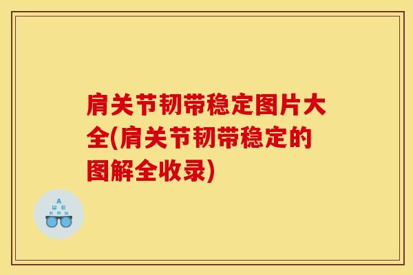肩关节韧带稳定图片大全(肩关节韧带稳定的图解全收录)