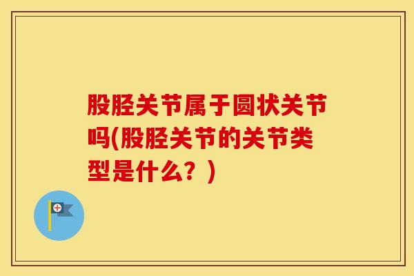 股胫关节属于圆状关节吗(股胫关节的关节类型是什么？)