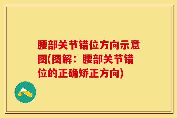 腰部关节错位方向示意图(图解：腰部关节错位的正确矫正方向)