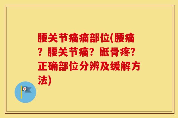 腰关节痛痛部位(腰痛？腰关节痛？骶骨疼？正确部位分辨及缓解方法)