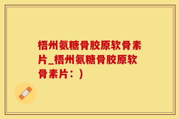 梧州氨糖骨胶原软骨素片_梧州氨糖骨胶原软骨素片：)
