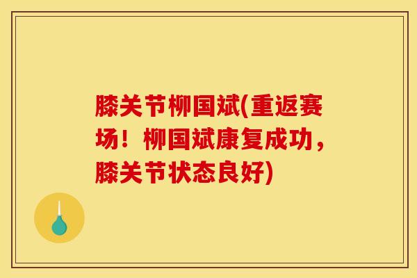 膝关节柳国斌(重返赛场！柳国斌康复成功，膝关节状态良好)