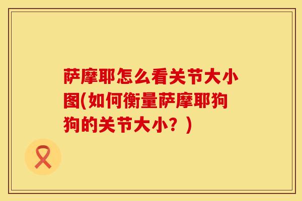 萨摩耶怎么看关节大小图(如何衡量萨摩耶狗狗的关节大小？)