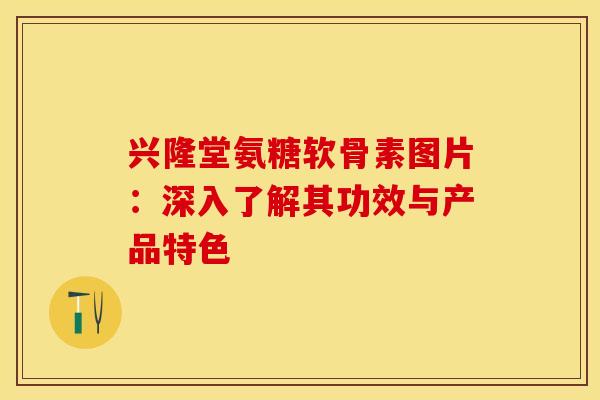 兴隆堂氨糖软骨素图片：深入了解其功效与产品特色