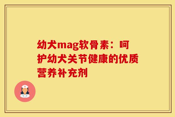幼犬mag软骨素：呵护幼犬关节健康的优质营养补充剂